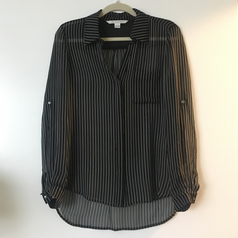 Diane Von Furstenberg Chiffon Blouse